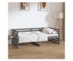 Daybed, Γκρι, 90x190 εκ., Μασίφ Ξύλο Πεύκου thumbnail 1