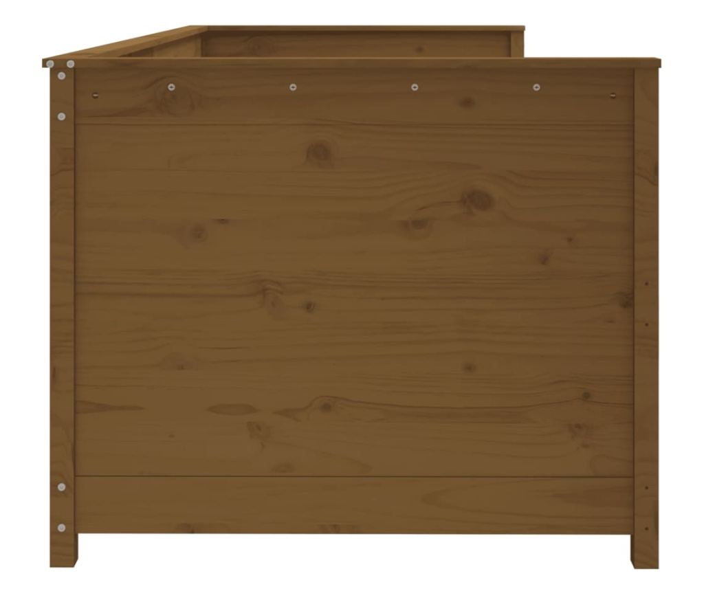 Κρεβάτι Ημέρας, Honey Brown, 80x200 εκ., Μασίφ Ξύλο Πεύκου - 11