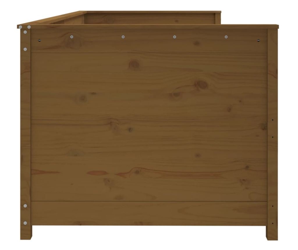 Κρεβάτι Ημέρας, Honey Brown, 75x190 εκ., Μασίφ Ξύλο Πεύκου - 11