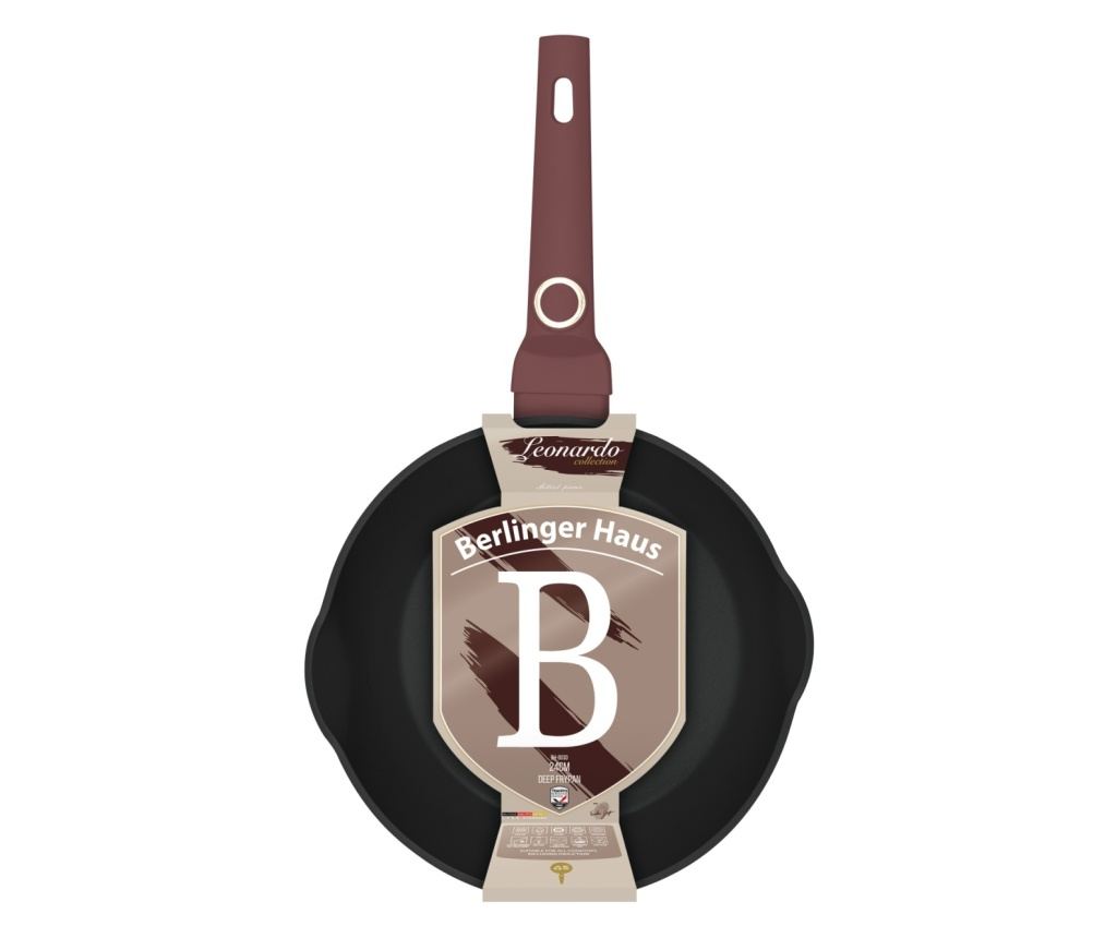 Tigaie adâncă cu 2 guri, 24 cm Leonardo Collection Berlinger Haus BH 8030 - 2