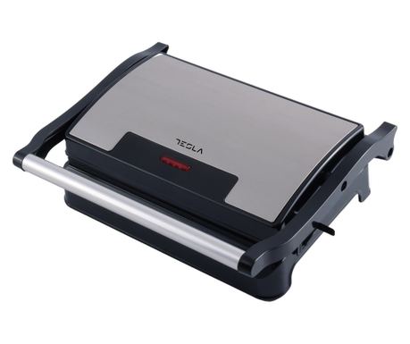 Opiekacz do kanapek, grill elektryczny Tesla GR100BX, 700 W, płyty grillowe