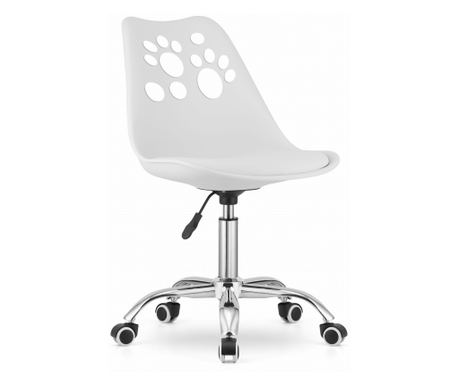 Valora PRINT Okretna stolica, Ergonomska, Bijela, za kućni ured