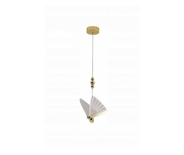 Висяща лампа Light Prestige Mariposa LP-1715/1P 1x8W LED 3000/4000/6000K 1040Lm, прозратно злато