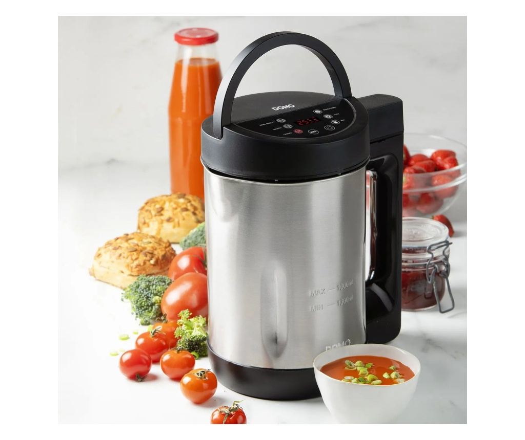 Aparat pentru prepararea supei crema, DOMO, 1.6 litri, Soup Maker, inox - 3