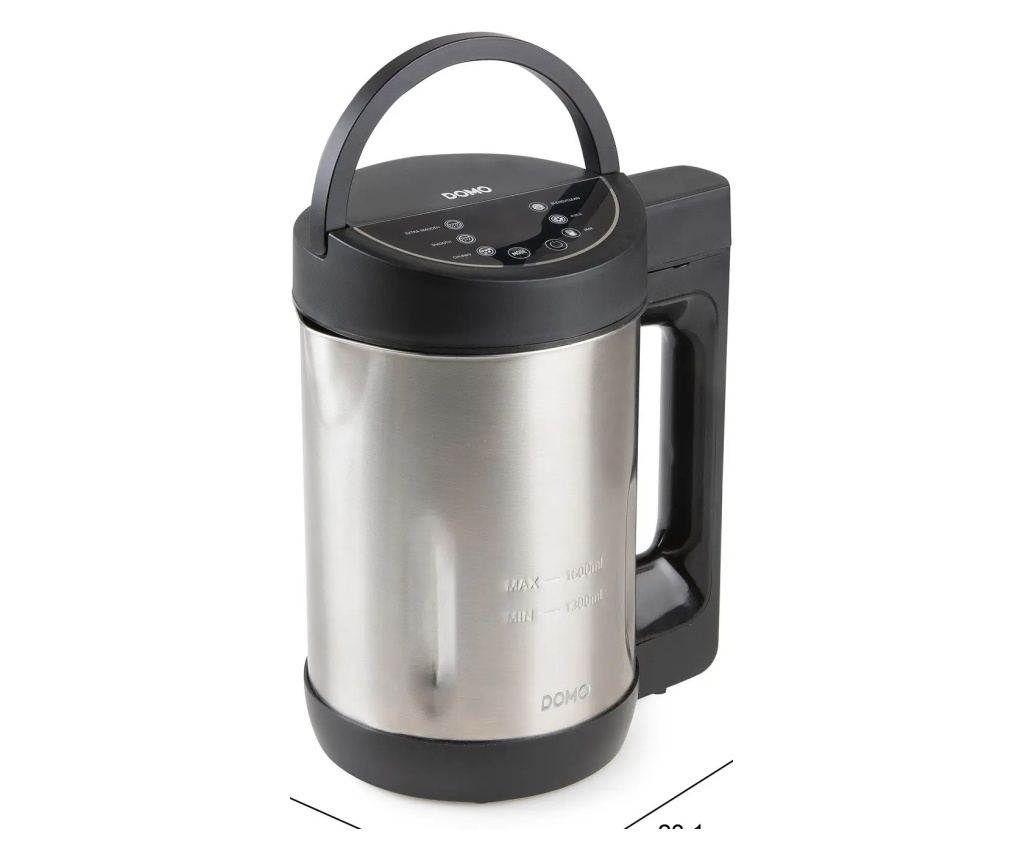 Aparat pentru prepararea supei crema, DOMO, 1.6 litri, Soup Maker, inox - 6