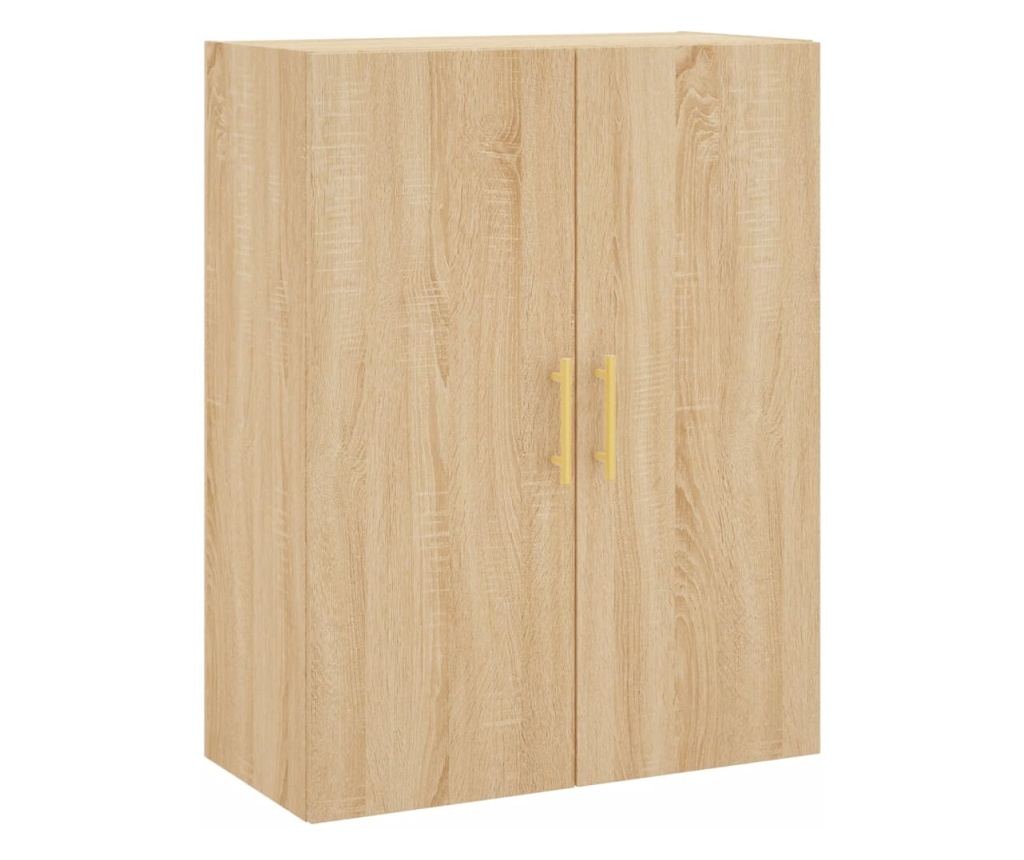 Visoka ormar, hrast sonoma, 69,5x34x180 cm, kompozitno drvo - 5