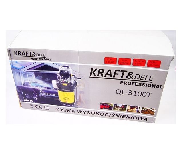 Aparat de spalat cu presiune, 2000W 200bar, KD435, Kraft&Dele