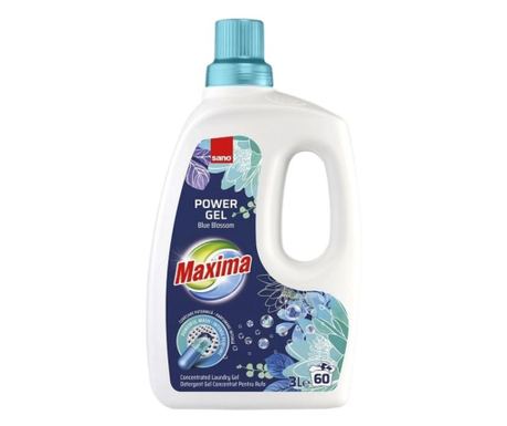 Detergent concentrat Sano Maxima Power Gel Blue Blossom 3L, 60 de spalari