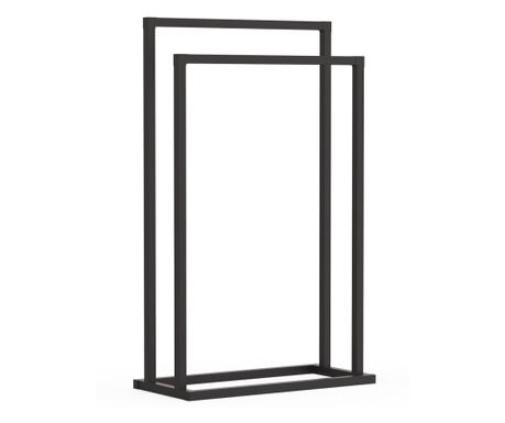 Подложка за кърпи AWD Horward, метал, черен, 45.50 см x 76.00 см x 21.50 см, 1.1 кг