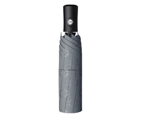 Umbrelă automată elegantă, impermeabilă, diametru 98 cm, Gonga® Gri