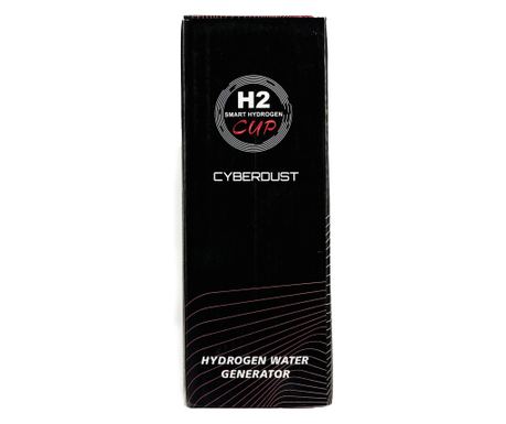 Sticla Generatoare de Apa cu Hidrogen CYBERDUST, Electroliza, Reincarcabila, USB, 3 minute, 420 ML, Portabila,  Ideala pentru Ac