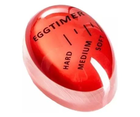 Timer pentru fiert oua, Gonga® Rosu