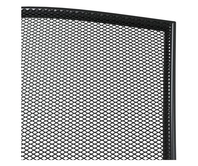 Градински комплект за хранене, 3 части, антрацит, стомана