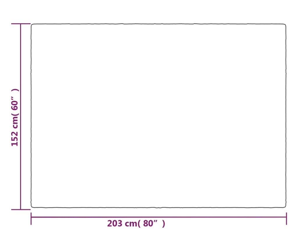 Záťažová deka s obliečkou, sivá, 152x203 cm, 7 kg, textilný materiál - 6