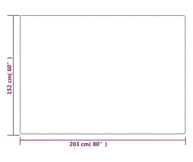 Утежевлено одеяло с калъф, сиво, 152x203 см, 11 кг, текстилен материал