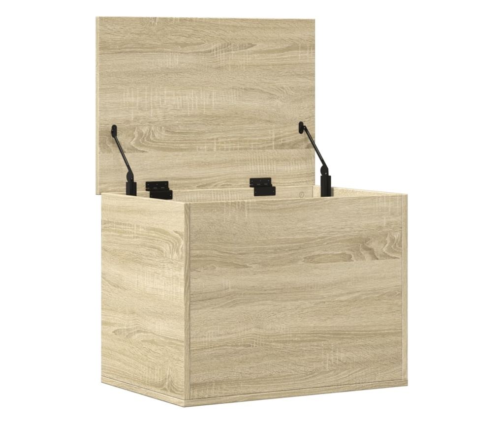 Úložný regál dub sonoma 60 x 42 x 46 cm kompozitní dřevo - 7
