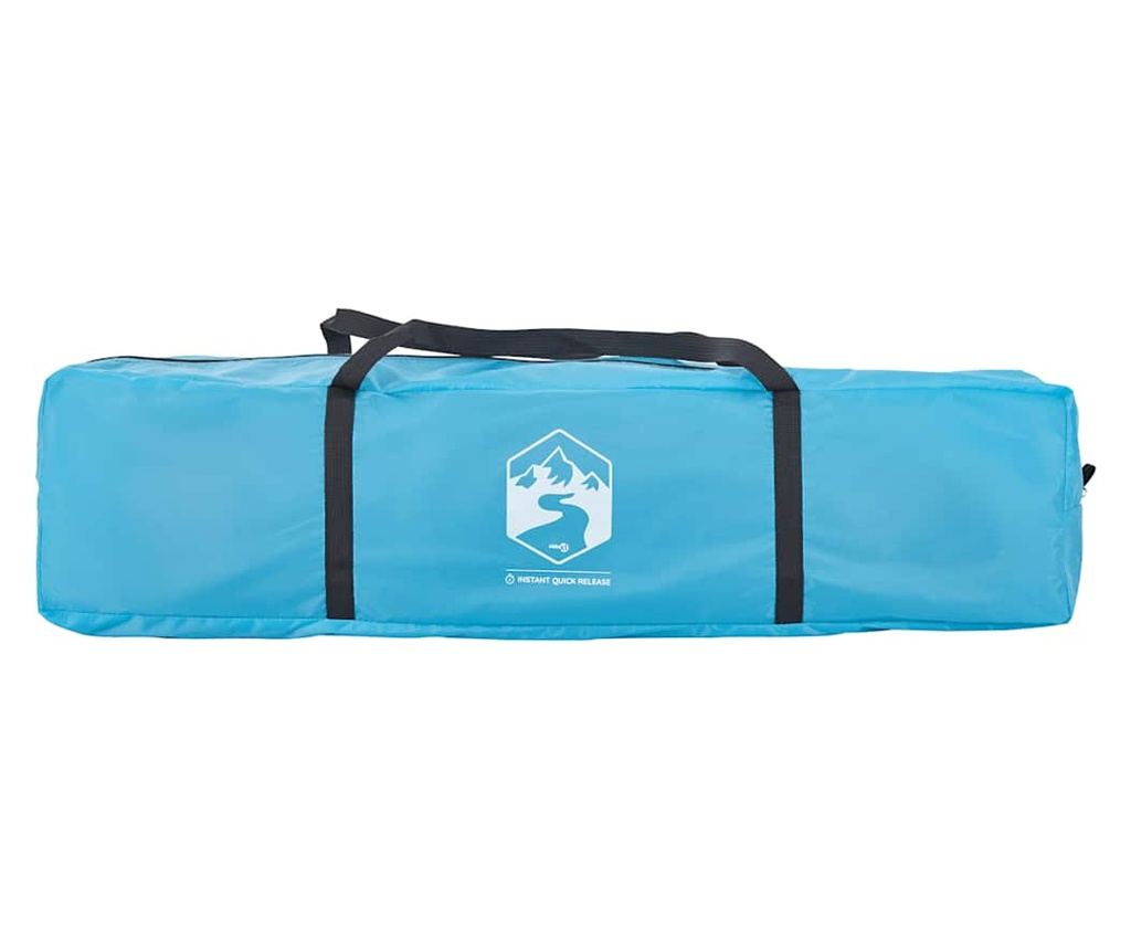 Kempingový stan kupole pro 4 osoby modrý rychloupínací - 10