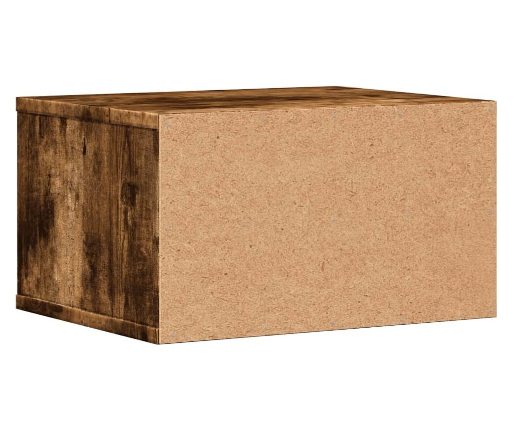 Stojan na tiskárnu kouřový dub 40x32x22,5 cm kompozitní dřevo - 8