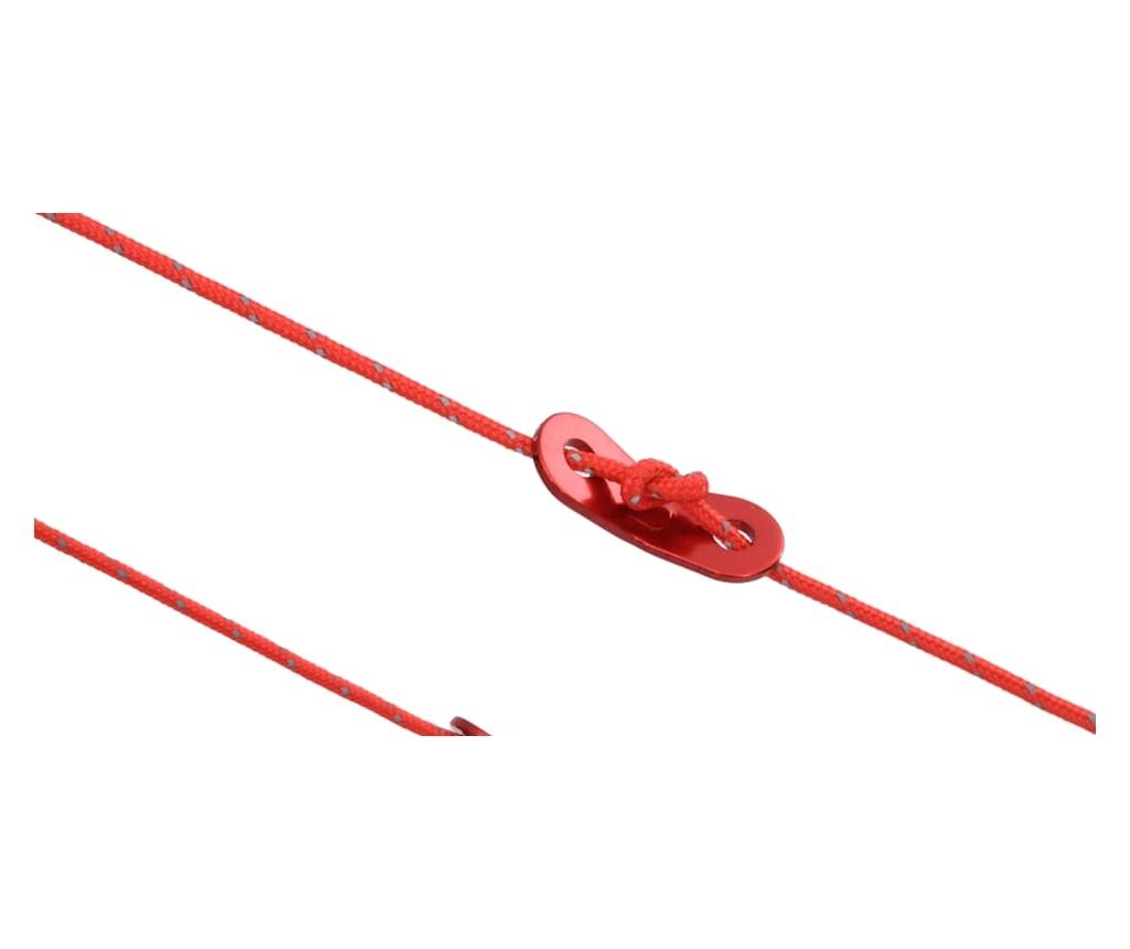 Stanové lanko s reflexními proužky a napínáky 50 m 3 mm - 9