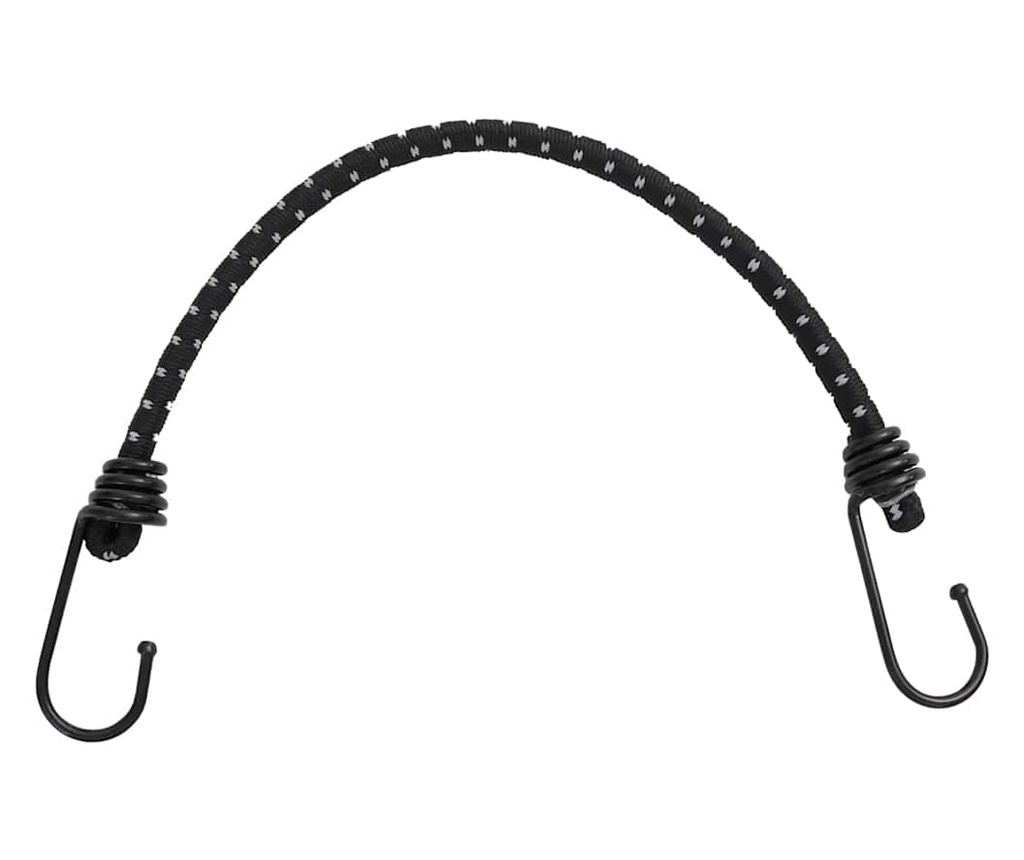 Gumicuky s reflexním proužkem a háčky 50 ks 38 cm - 2