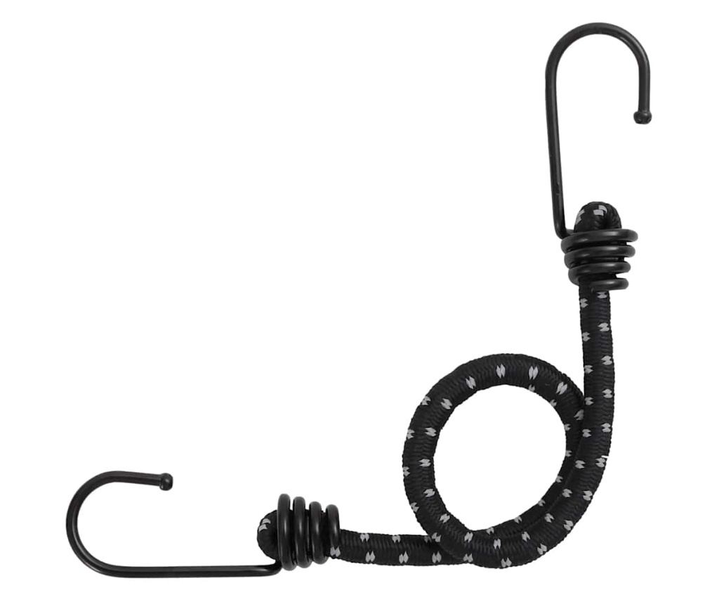 Gumicuky s reflexním proužkem a háčky 50 ks 38 cm - 3