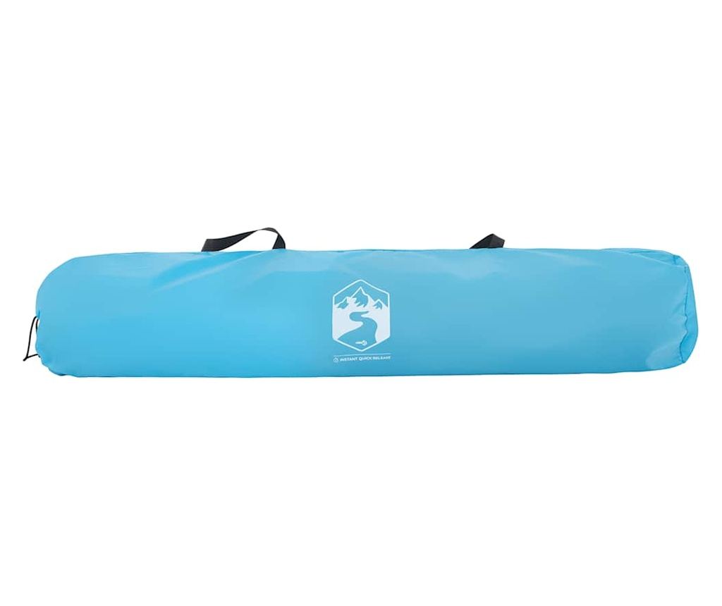 Kempingový stan kupole pro 2 osoby modrý rychloupínací - 9