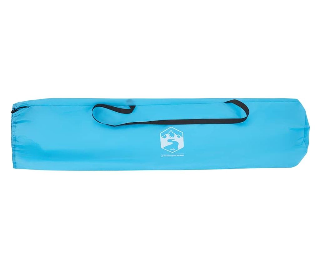 Kempingový stan kupole pro 2 osoby modrý rychloupínací - 10