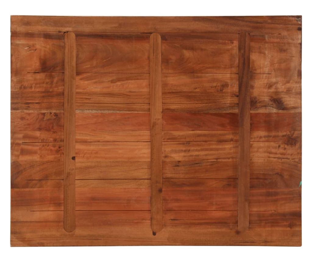 Stolní deska 100x80x3,8cm obdélníková masivní recyklované dřevo - 5
