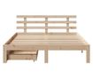 Рамка за легло с чекмеджета, 120x200 см, масивна борова дървесина thumbnail 4