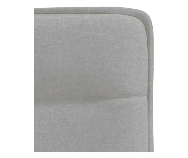 Jedilni stoli 2 kosa sivo blago