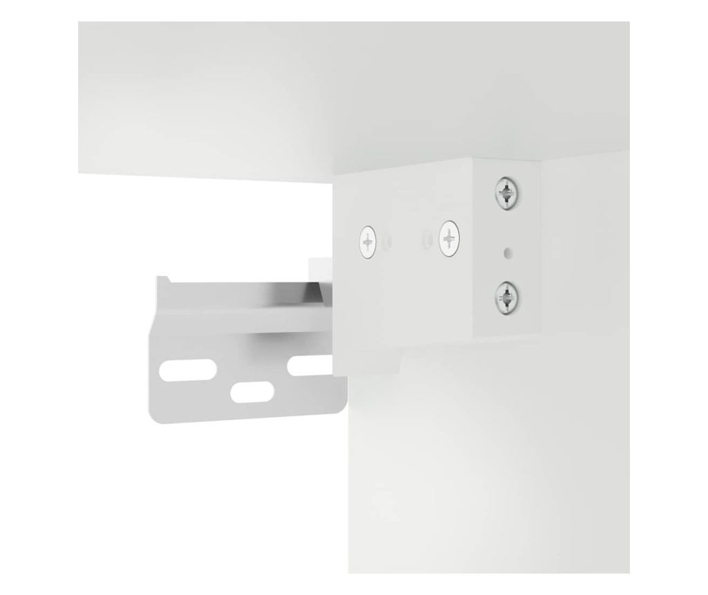 Visoki ormar, bijela, 69,5x34x180 cm, kompozitno drvo - 9