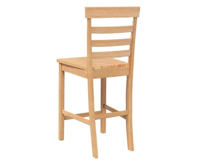 Barski stoli 2 kosa masiven kavčukovec