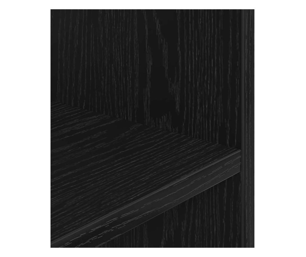 Стойка за аквариум, черен дъб, 100x40x60 см, инженерно дърво - 8