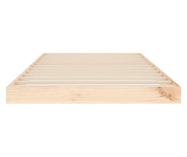 Рамка за единично легло 90x190 см, масивна бор.