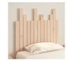 Стенна табла за легло, 82.5x3x80 см, масивна борова дървесина