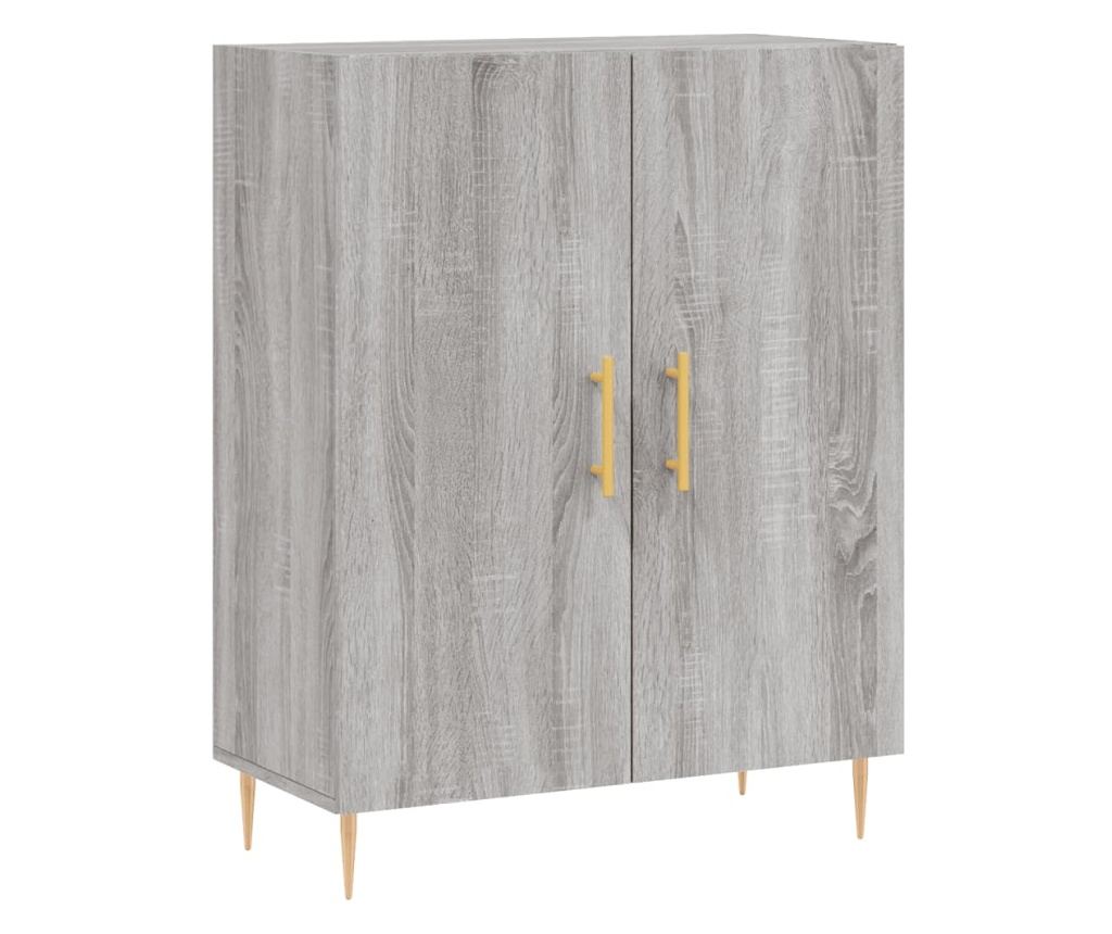 Visoki ormar, sonoma siva, 69,5x34x180 cm, kompozitno drvo - 7