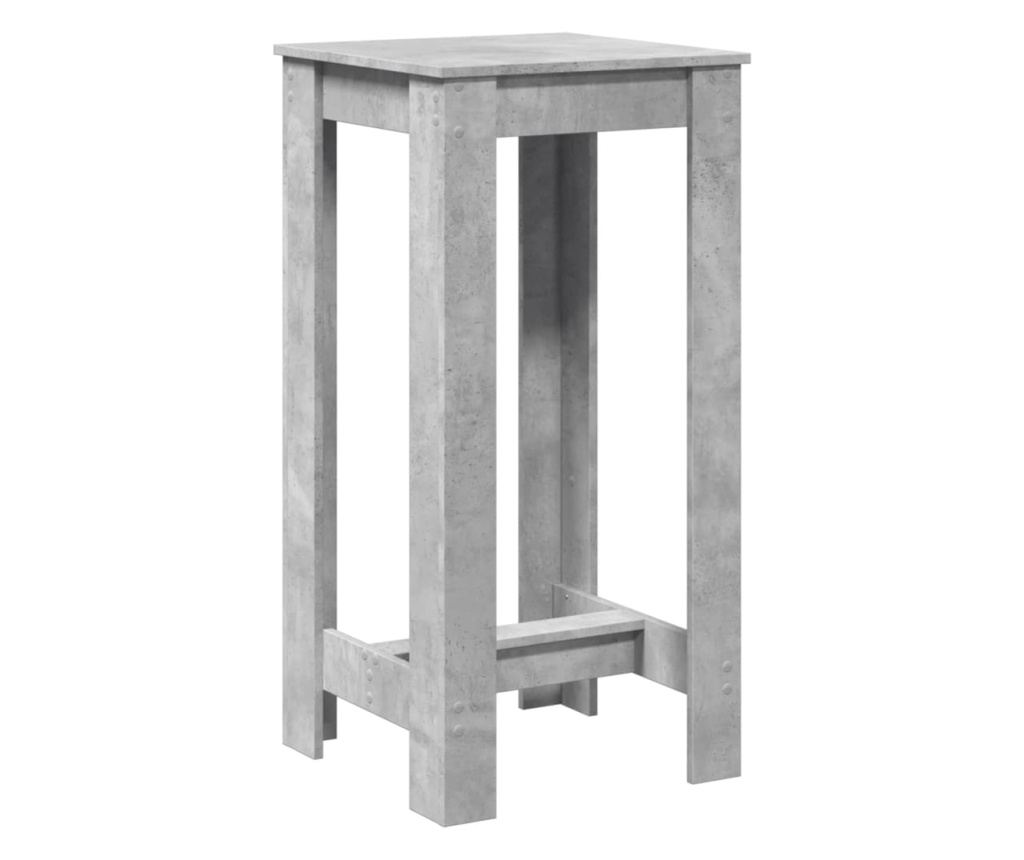 Barový stůl betonově šedý 51 x 50 x 103,5 cm kompozitní dřevo - 5