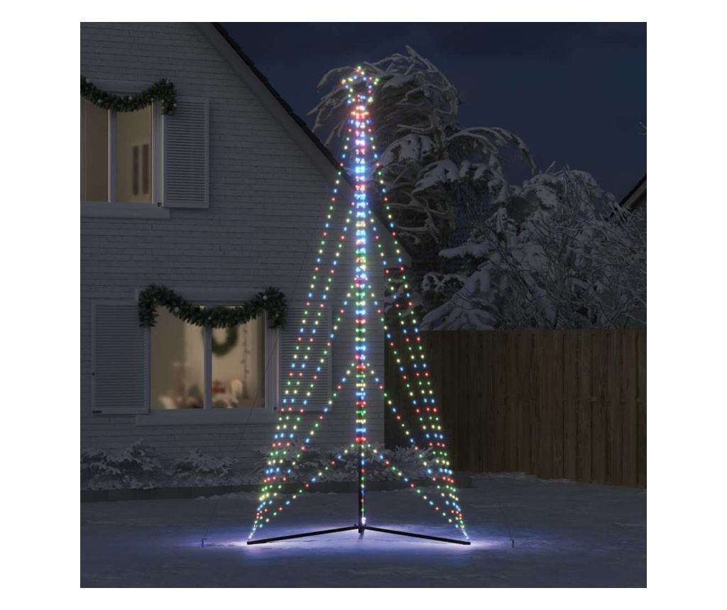 LED коледна елха 615 светодиода Цветни 404,5 см - 3