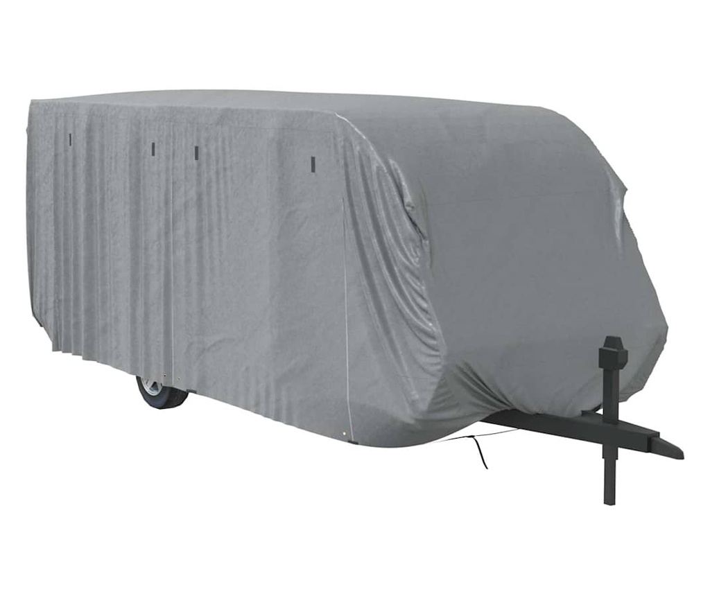 Покривало за каравана сиво 732x250x220 cm Нетъкана материя - 4