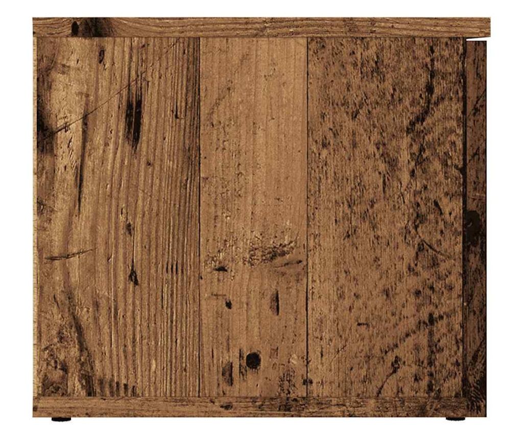 ТВ шкаф Старо дърво 80x34x30 cm Инженерна дървесина - 5
