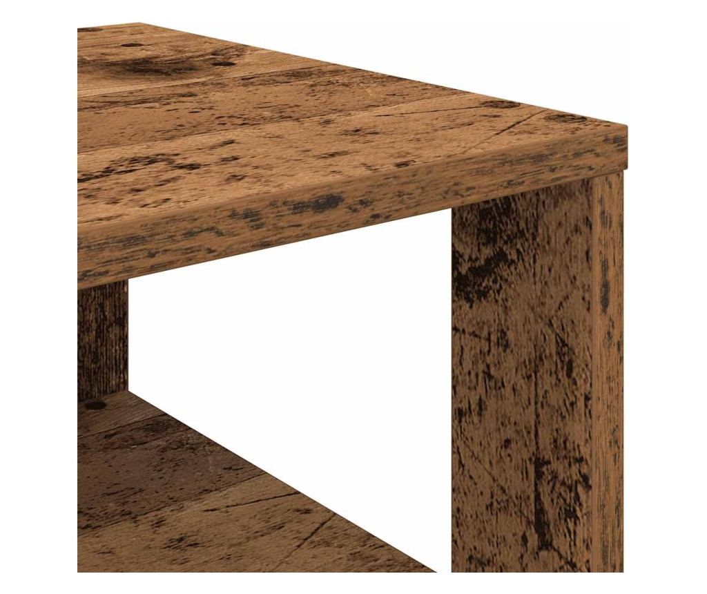Етажерка за обувки, старо дърво, 61x32x87,5 см, инженерно дърво - 7
