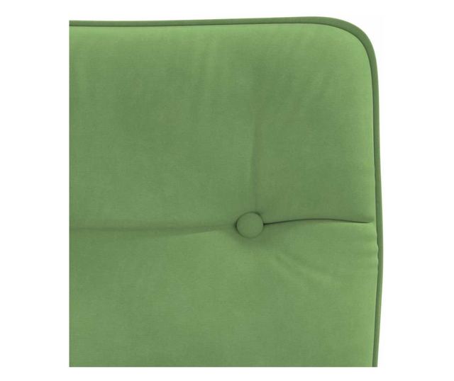 Jedilni stoli, komplet 6, svetlo zelena, žamet