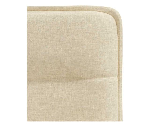 Jedilni stoli, 6 kosov, kremni, blago