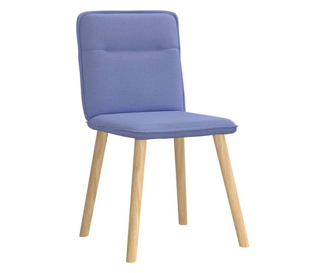 Jedilni stoli 6 kosov Jeans modra tkanina