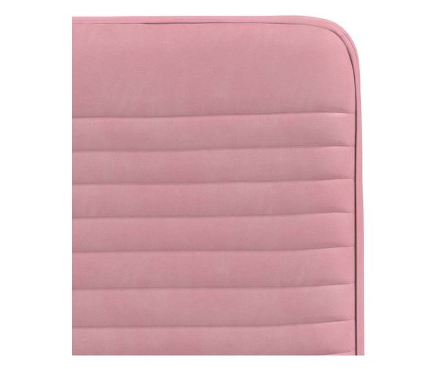 Kuhinjski stoli, 4 kosi, roza, žamet