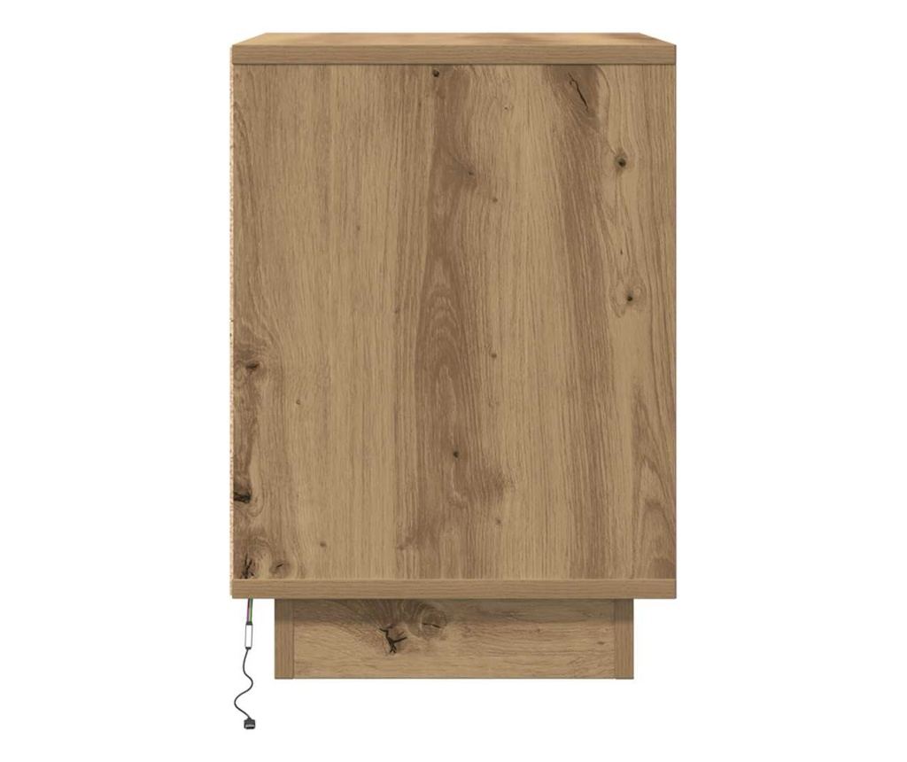 Нощен шкаф с LED осветление Artisan Oak 38x34x50 cm - 7