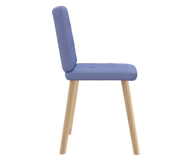 Jedilni stoli 6 kosov Jeans modra tkanina