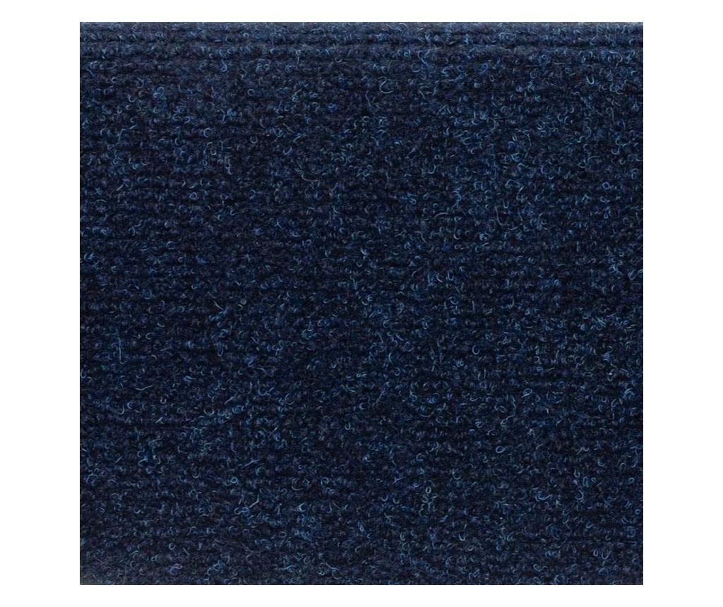 Изтривалки за стълби, самозалепващи се, 30 бр., 56x17x3 см, тъмносини, полукръгли - 7
