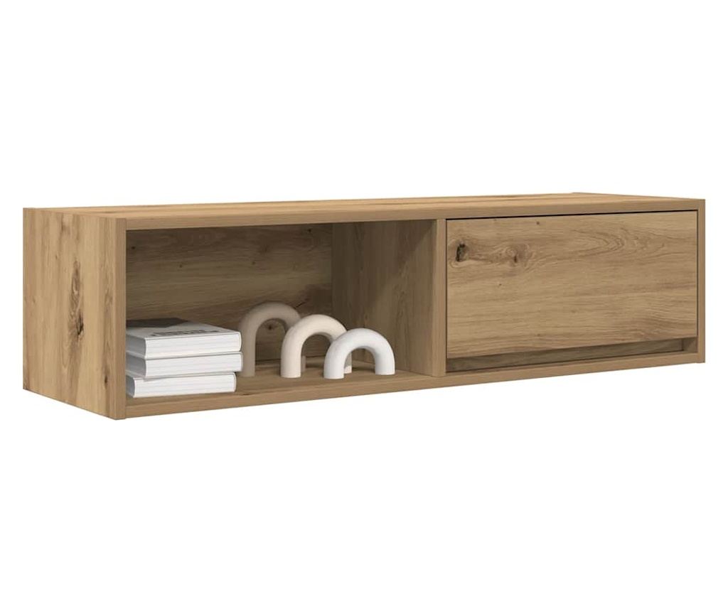 ТВ шкафове 2 бр дъб артизан 100x31x25,5 см инженерно дърво - 4