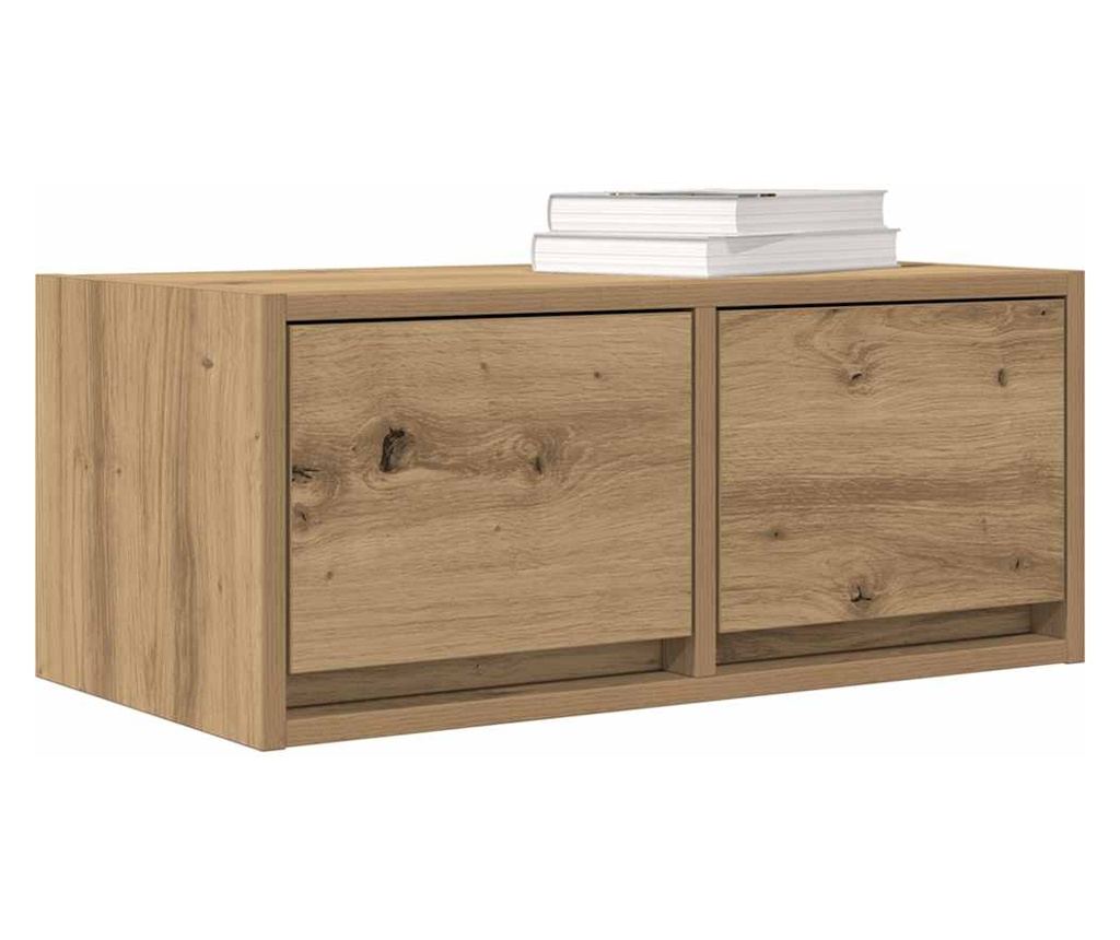 ТВ шкафове 2 бр дъб артизан 60x31x25,5 см инженерно дърво - 4